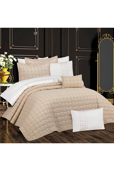 GOLDROOM ALTINAY 10 PARÇA ÇİFT KİŞİLİK ÇEYİZ SETİ VİON ürün görseli 1