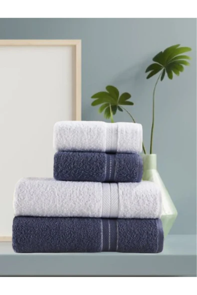 GOLDROOM CAN 4 LÜ HAMAM SETİ 2 ADET 90*140 VE 2 ADET 50*90 ürün görseli 1