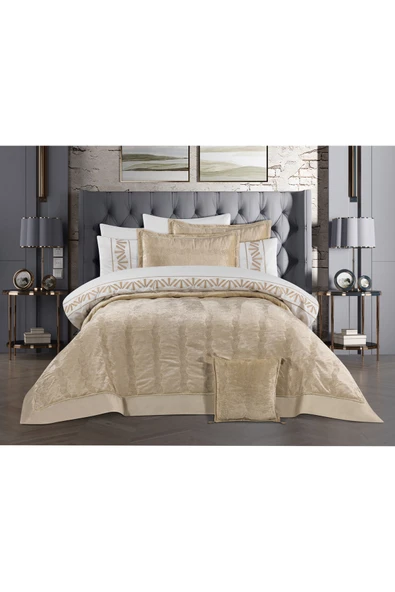 GOLDROOM Home VERONA NAKIŞLI ÇEYİZ SETİ 8 PARÇA ürün görseli 1