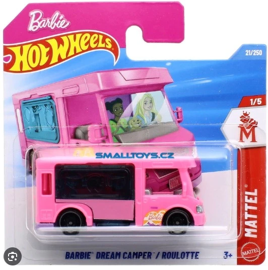Hot Wheels Tekli Arabalar Barbie Dream Camper JJH96 (Mattel) ürün görseli 1