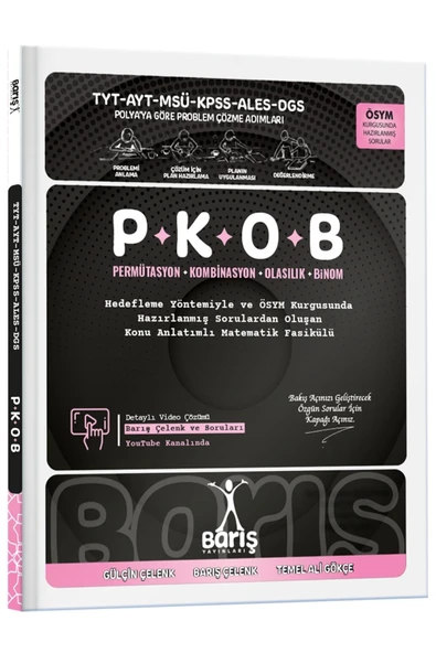 Barış Yayınları Permütasyon Kombinasyon Olasılık Binom Matematik Fasikülleri ürün görseli 1