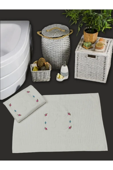 GOLDROOM 50*70 NAKIŞLI BANYO PASPASI ürün görseli 1