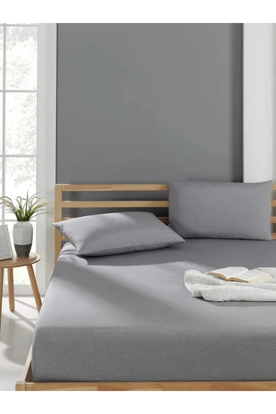 GOLDROOM ÇİFT KİŞİLİK YASTIKLI ÇARŞAF 160*200+30 ürün görseli 1