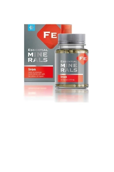 SİBERİAN WELLNESS ESSENTİAL MİNERALS IRON/ DEMİR VE VİTAMİN IÇERİEN TAKVİYE GIDA ürün görseli 1