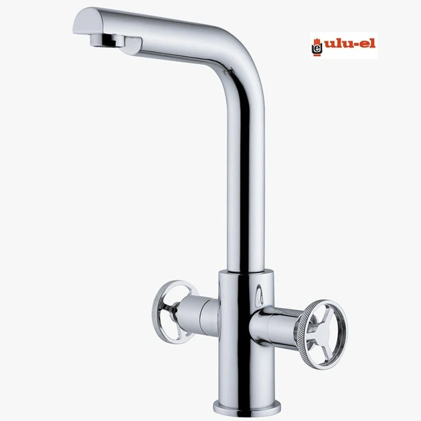 ulu-el Lavabo Batarya Çeşme Musluğu ürün görseli 1