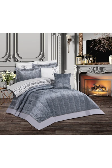 GOLDROOM Home VERONA NAKIŞLI ÇEYİZ SETİ 8 PARÇA ürün görseli 1