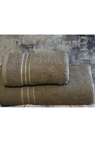GOLDROOM CAN  HAMAM SETİ 90*140 BEDEN VE 50*90 EL YÜZ HAVLUSU ürün görseli 1
