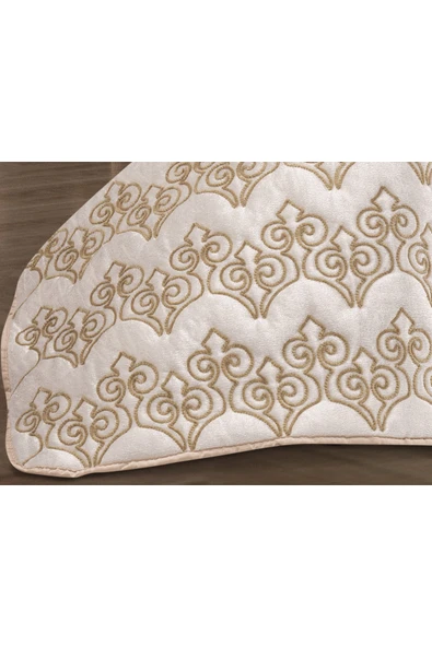 GOLDROOM GAMZE KREM ÇEYİZ SETİ 8 PARÇA - Resim 3
