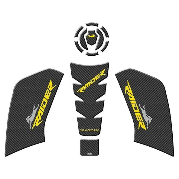 TVS RAIDER 125 2023 - 2024 UYUMLU TANK PAD SET ürün görseli 1