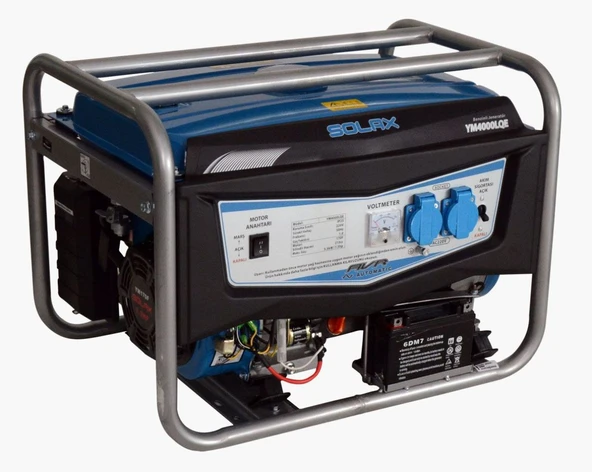 Solax Ym-4000lQe 4 Kva İpli-marşlı Benzinli Jeneratör ürün görseli 1