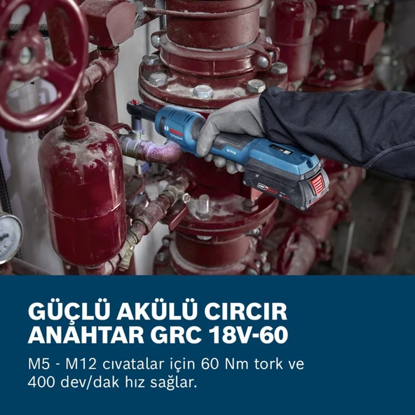 PTTAVM: Bosch Profesyonel GRC 18V-60 Akülü Darbeli Somun Sıkma 2
