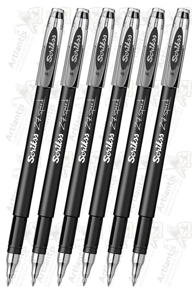 Siyah Pilot Kalem Speed 27 6 Adet Scrikss Pilot Kalem 0.7 mm Roller Uçlu Pilot Kalem İnce Uçlu Likit Mürekkepli Pilot ürün görseli 1