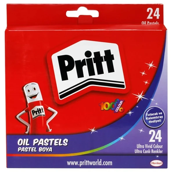 Pritt Pastel Boya Karton Kutu 24 Renk Pastel Boya ürün görseli 1