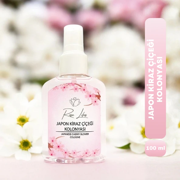 Japon Kiraz Çiçeği Kolonyası 100 ml - Ferahlatıcı Sprey Kolonya (Japanese Cherry Blossom) ürün görseli 1