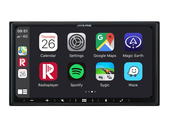 ALPINE iLX-W690D 7'' 2 DIN CARPLAY ANDROID AUTO M.MEDYA - Resim 5