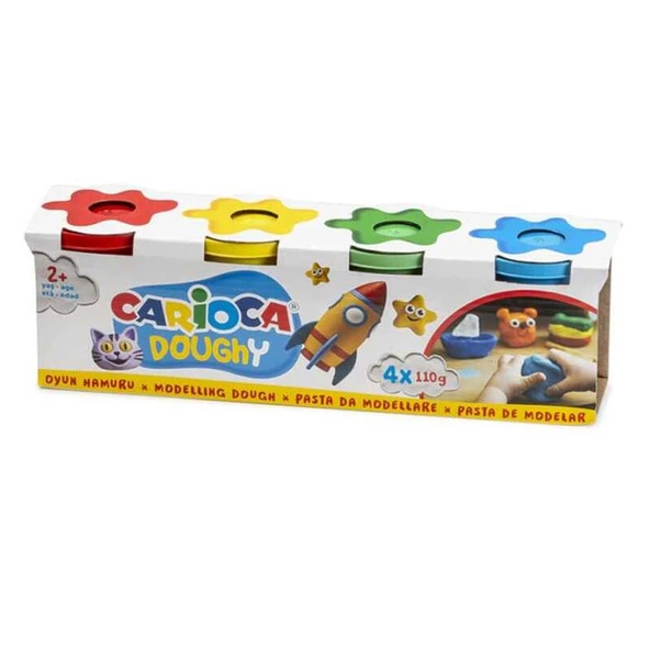 Carioca Oyun Hamuru 4x120 Gram Oyun Hamuru ürün görseli 1