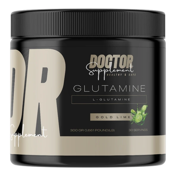 DR SUPPLEMENT GLUTAMİN 300 GRAM 30 SERVİS COOL LIME ürün görseli 1
