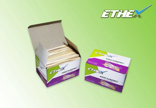Ethex Bambu Tahta Karıştırıcı 11 cm x 500 Adet ürün görseli 1
