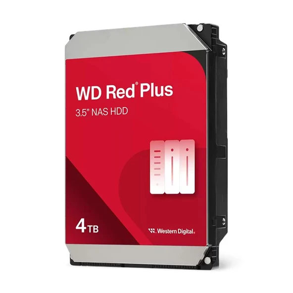 WESTERN DIGITAL WD Red Plus Nas 4TB 3.5'' 5400Rpm SATA WD40EFZZ ürün görseli 1
