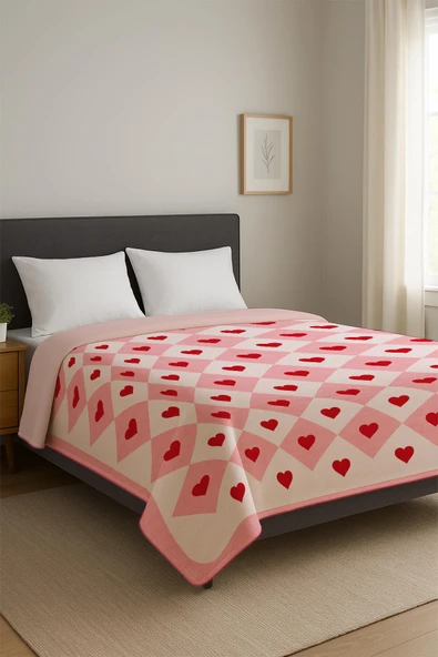 Soft Touch Çift Kişilik Modern Konfor Serisi Termal Battaniye YBT0037 RENKLİ 195 X 220 ürün görseli 1