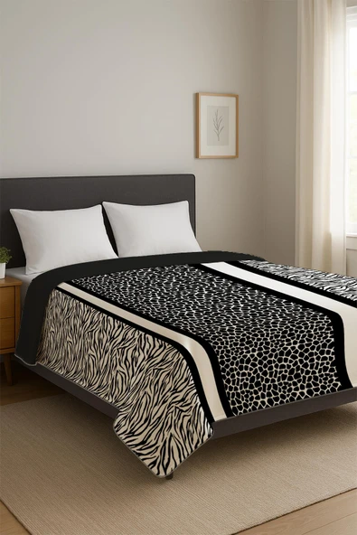 Soft Touch Çift Kişilik Modern Konfor Serisi Termal Battaniye YBT0058 RENKLİ 195 X 220 ürün görseli 1