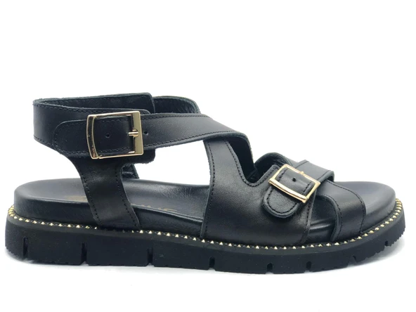 Venüs İngoo Hakiki Deri Comfort Ortopedik Kadın Sandalet ürün görseli 1