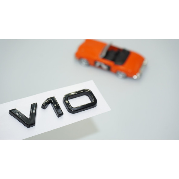 DK Tuning V10 3M 3D Siyah ABS Bagaj Logo Amblem Audi İle Uyumlu ürün görseli 1