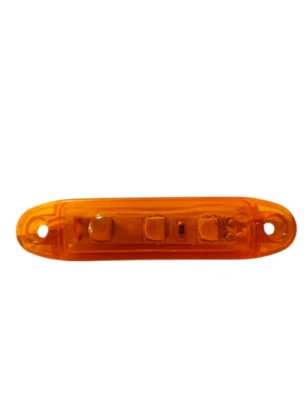 Sarı Parmak Led Dorse Lamba 3 Ledli 9cm 12-24V ürün görseli 1