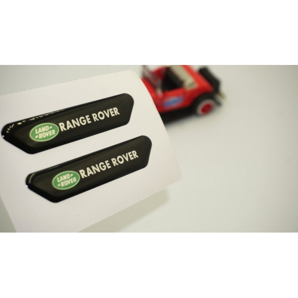 Land Rover Range Rover Logo Çamurluk Yanı Ve Ayna Metalize Damla Desen 3M Logo Arma ürün görseli 1