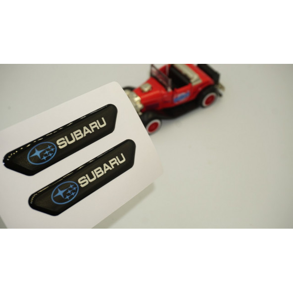 Subaru Logo Çamurluk Yanı Ve Ayna Metalize Damla Desen 3M Logo Arma ürün görseli 1