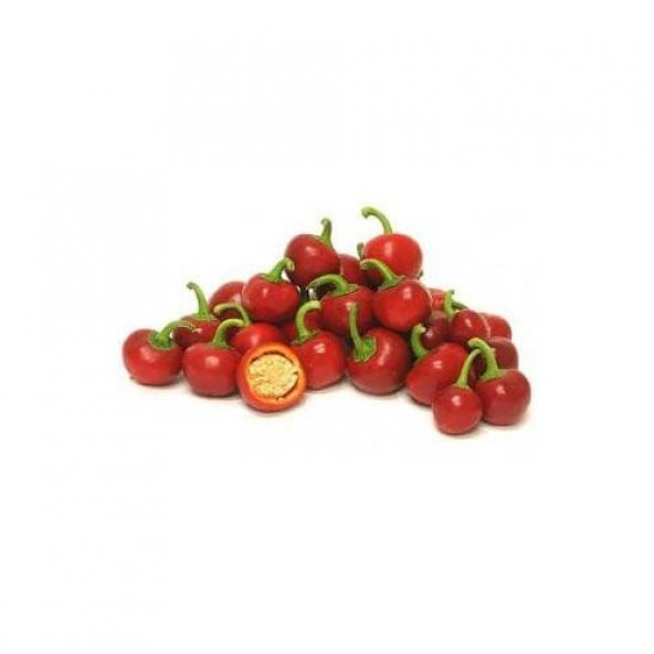 Süper Paket 250 Adet Tohum Nadir İthal Cherry Kiraz Biberi Tohumu Biber Tohumu ürün görseli 1