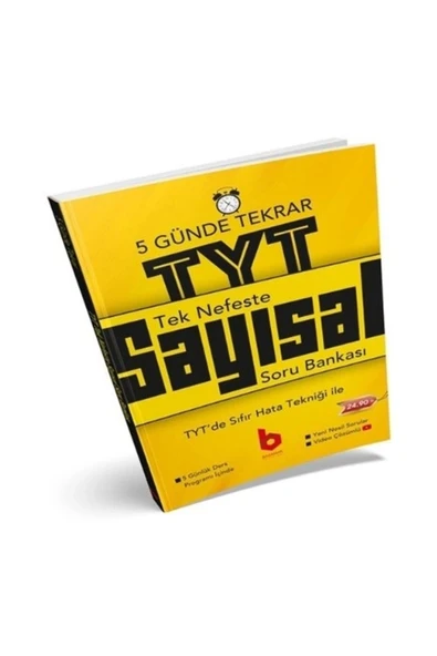 Basamak Tyt Sayısal Soru Bankası Tek Nefeste ürün görseli 1