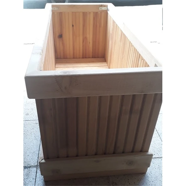 Ahşap Saksı ; Begonya 100X30x45 - Resim 3