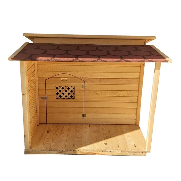 Oscar Ahşap Köpek Kulübesi ; Paşa İzolasyonlu L (Orta Boy) ürün görseli 1