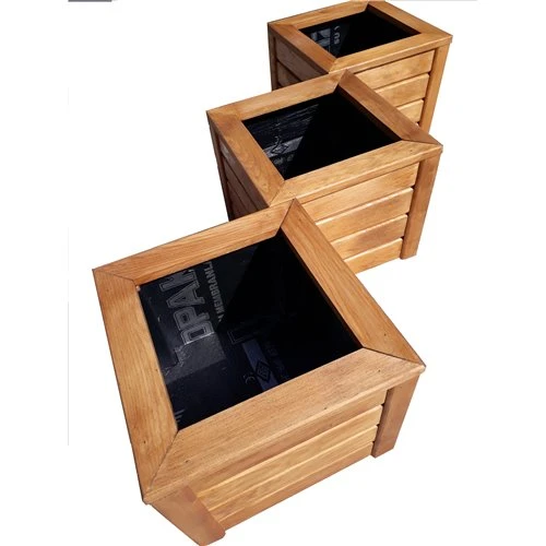 Ahşap Saksı ; Nilüfer 125X30x45 - Resim 2