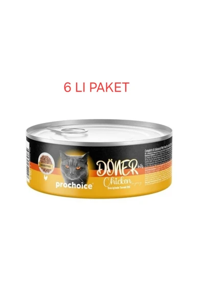 Döner Bites Sos İçinde Tavuk Etli Yetişkin Kedi Konservesi 70gr- 6 Lı Paket ürün görseli 1