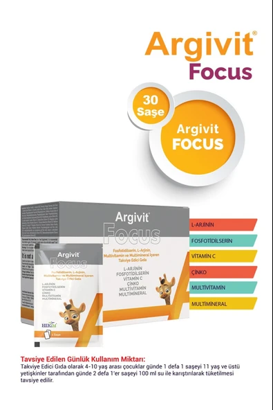 Argivit Focus 30 Saşe ürün görseli 1