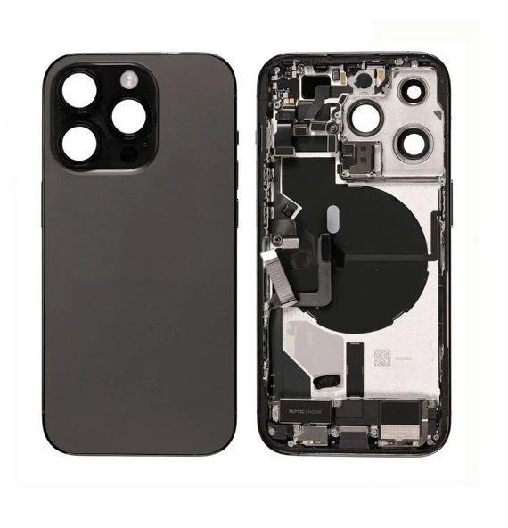 İphone 14 Pro Max Uyumlu Kasa Dolu Bataryasız -  Siyah ürün görseli 1