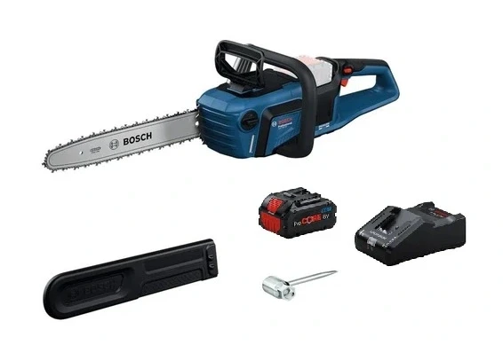 Bosch GKE 18V-40 Profesyonel Akülü Zincirli Ağaç Kesme Testeresi ( 1 adet 18V 5,5 Ah akü ve şarj aleti dahil ) ürün görseli 1