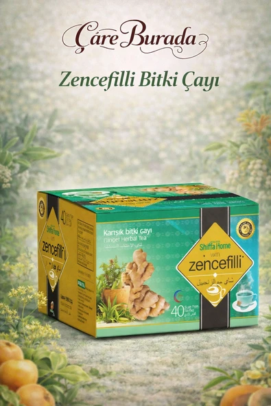 Zencefilli Karışık Bitki Çayı (40'lı Süzen Poşet) ürün görseli 1