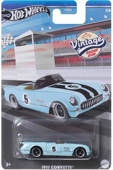 HOT WHEELS Vintage Tekli Arabalar 1955 Corvette-HRV01 ürün görseli 1