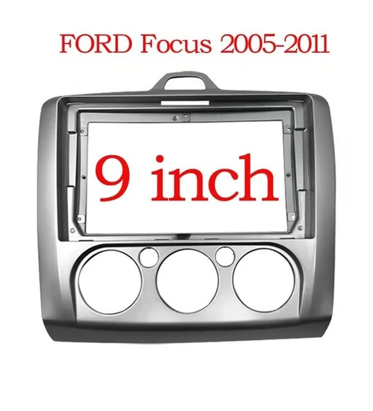 FORD FOCUS 2-2005-2011 ARASI 9'' ANALOG KLİMALI-MULTİMEDYA ÇERÇEVESİ ürün görseli 1