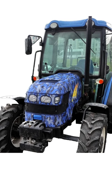 New Holland Tt55 Kabi̇nli̇ Traktör Uyumlu  Kamuflaj Kaput Kilifi ürün görseli 1