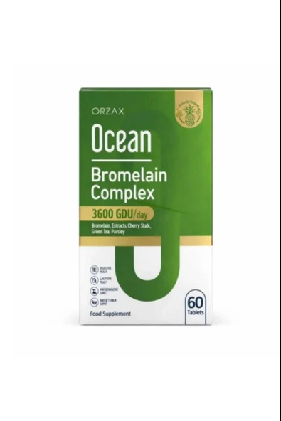 Ocean Bromelain Complex 60 Tablet ürün görseli 1