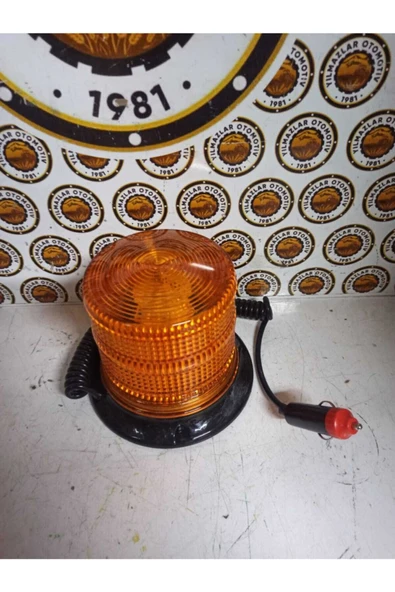 EMIR Emr 41 12-24 Volt Sarı/mıknatıslı Tepe Lambası 3 Fonksiyonlu ürün görseli 1