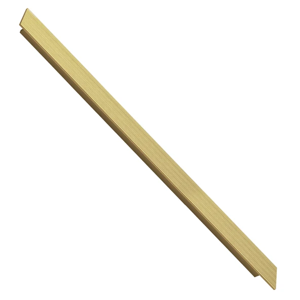 Lüks Kanallı Mat Altın 125CM Metal Mobilya Gardırop Çekmece Dolap Kapak Kulpu Kulbu Modern Kulp ürün görseli 1