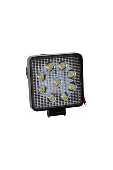 EMIR Kare Çalışma Lambası 9 Ledli 27W(Power Led) Beyaz - 90 ürün görseli 1