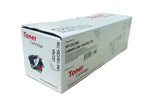 HP CE278A MUADİL TONER P1566-1606DN-M1536 CRG-CANON 728 ürün görseli 1