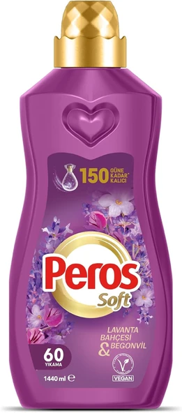 Peros Soft Konsantre Yumuşatıcı Lavanta Bahçesi & Begonvil 60 Yıkama 1440 Ml ürün görseli 1