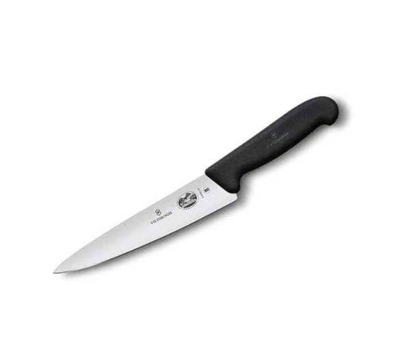 Victorinox 19cm Siyah Şef ve Dilimleme Bıçağı ürün görseli 1